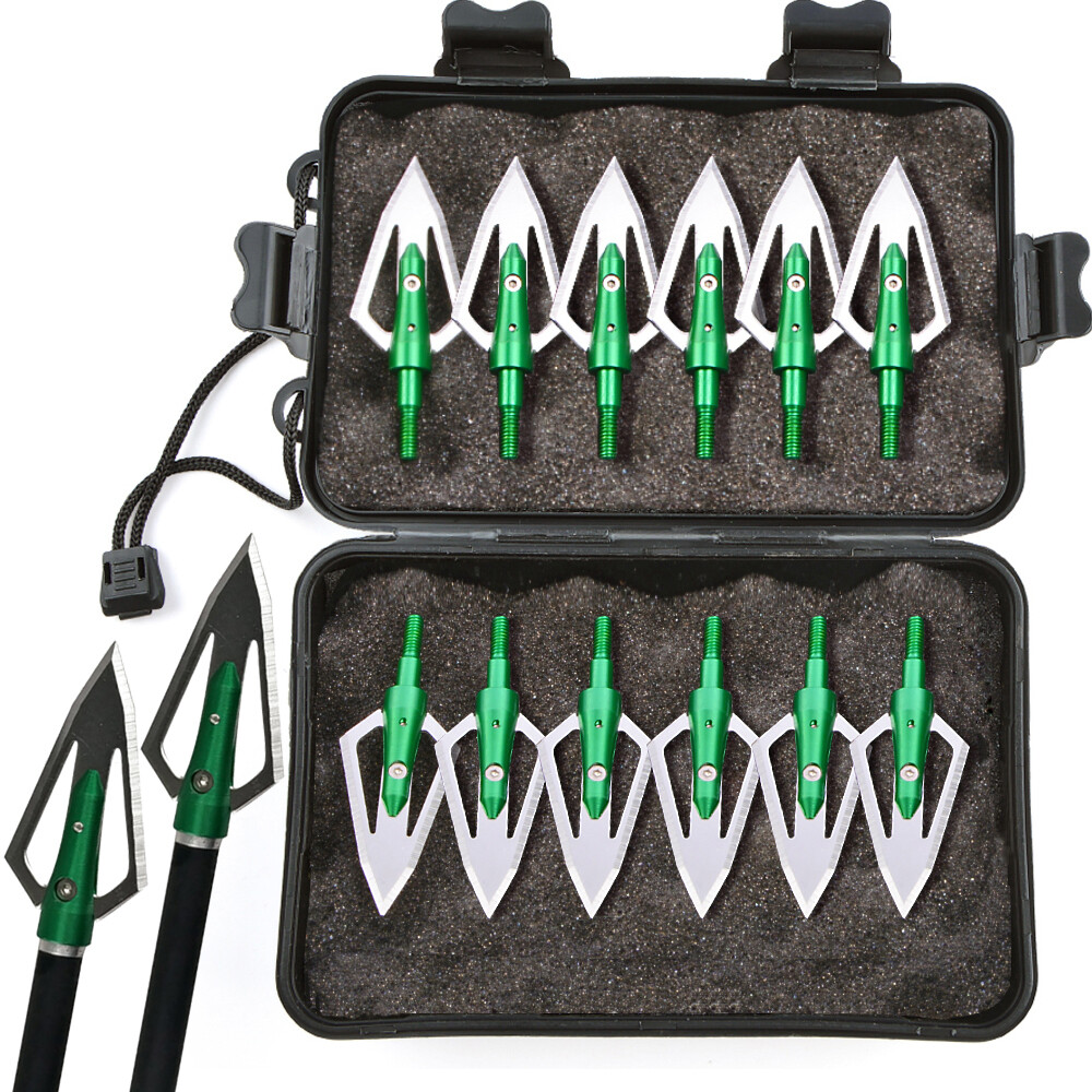 Stainless Steel Broadhead Arrowheads 110 Grain Hunting Points