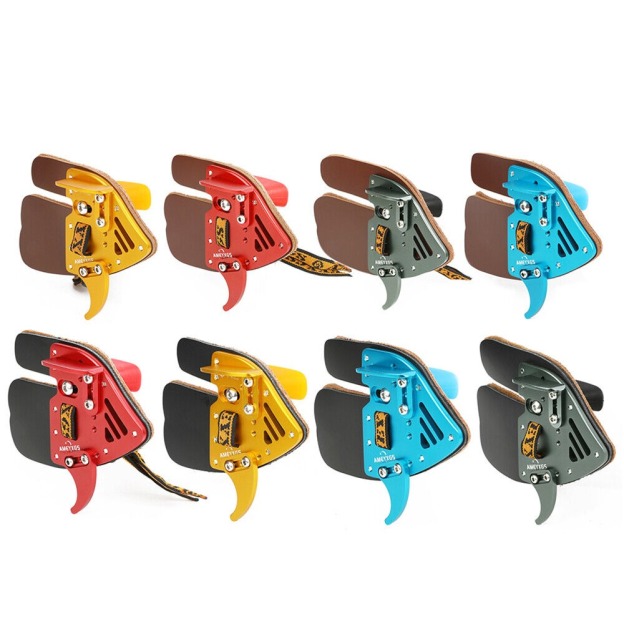 Recurve Bow Finger Guard Tab Leather Protector Gear Target Hunting
