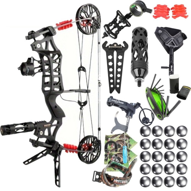 Dual-Use Compound Bow – 460 FPS Steel Ball & 330 FPS Arrow System