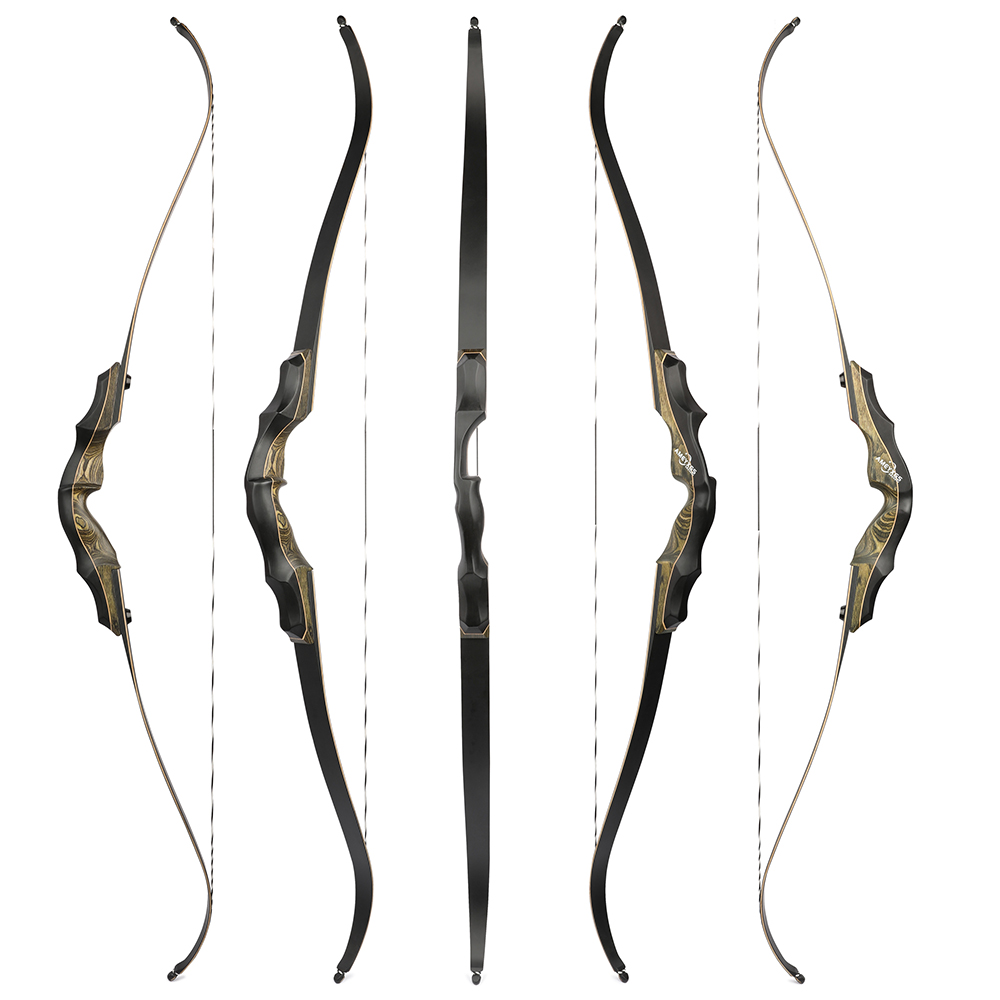 Archery 20-55lbs Traditional Recurve Longbow Hunting Target