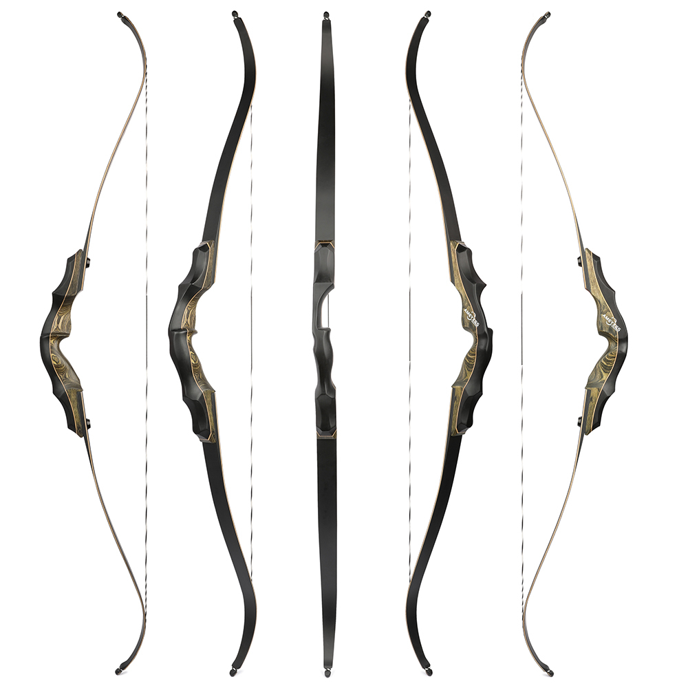Archery 20-55lbs Traditional Recurve Longbow Hunting Target