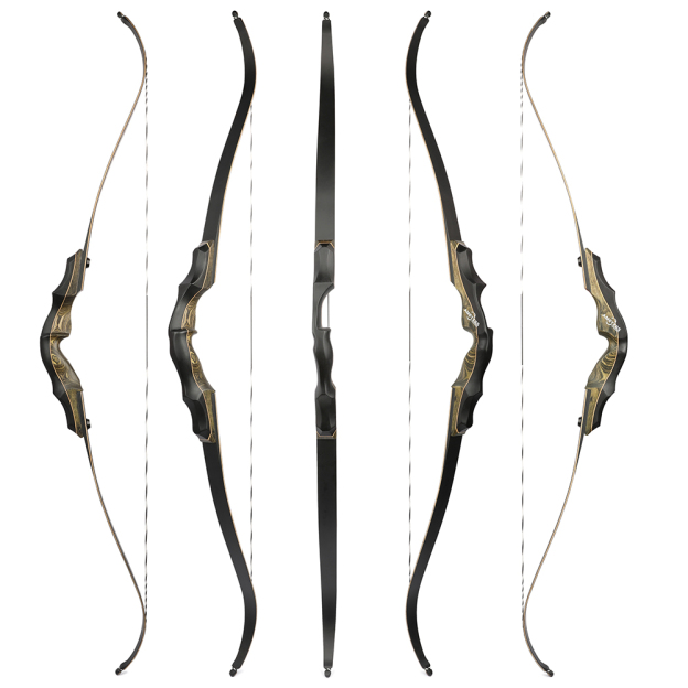 Archery 20-55lbs Traditional Recurve Longbow Hunting Target