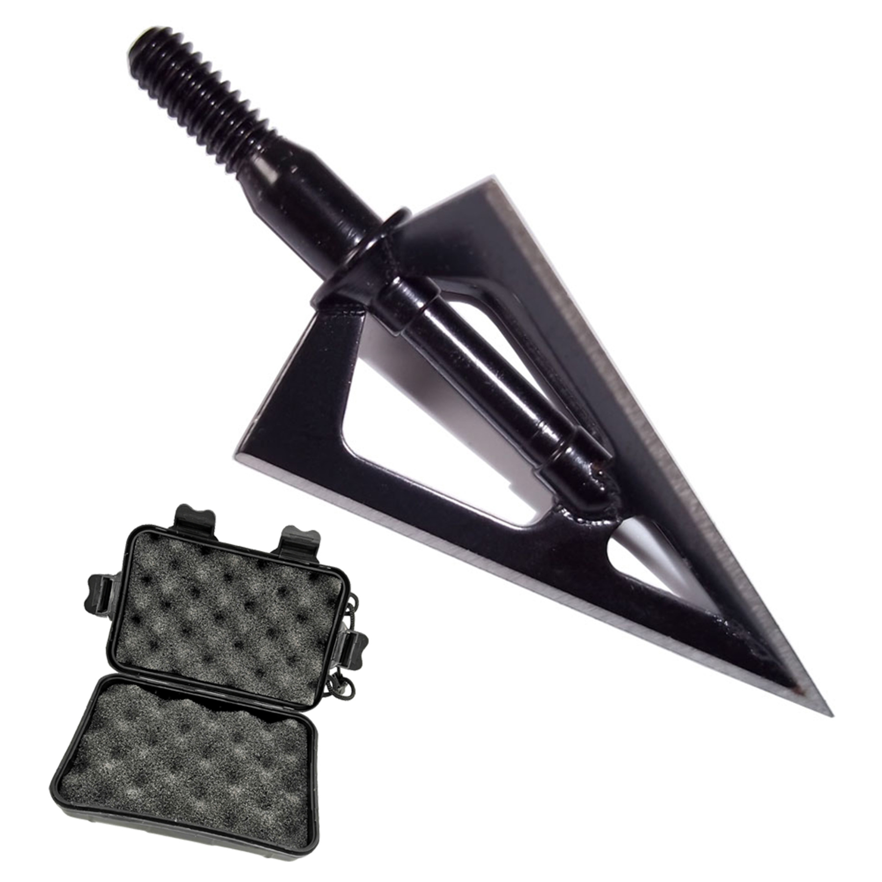 Archery 3-Blade Hunting Broadheads 100 Grain Fixed Blade Arrow Tips