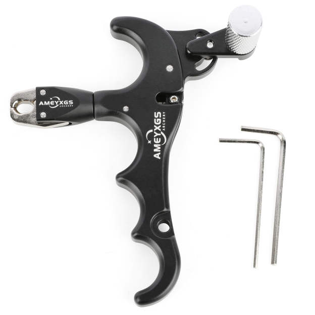 Compound Bow Release Aids 4 Finger Thumb Trigger D Loop Ring  RH LH