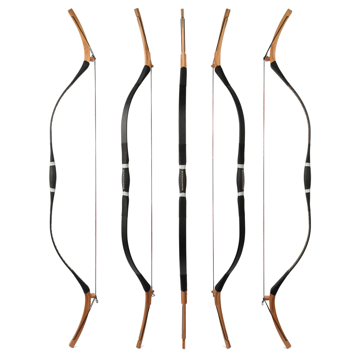 Manchu Qing Traditional Bow Longbow 64'' One-Piece Wooden