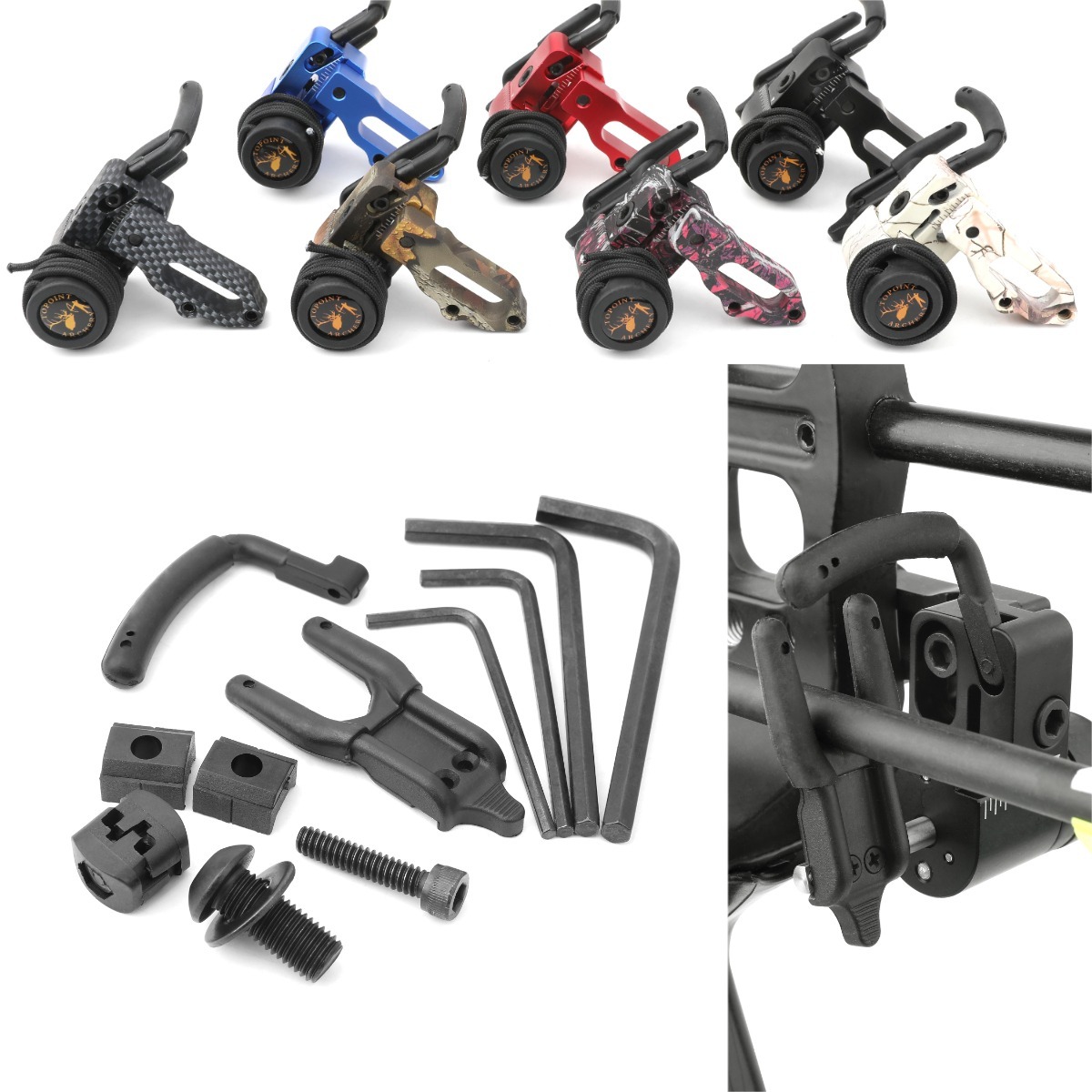 Topoint TP814 Drop Away Arrow Rest Compound Bow LH RH