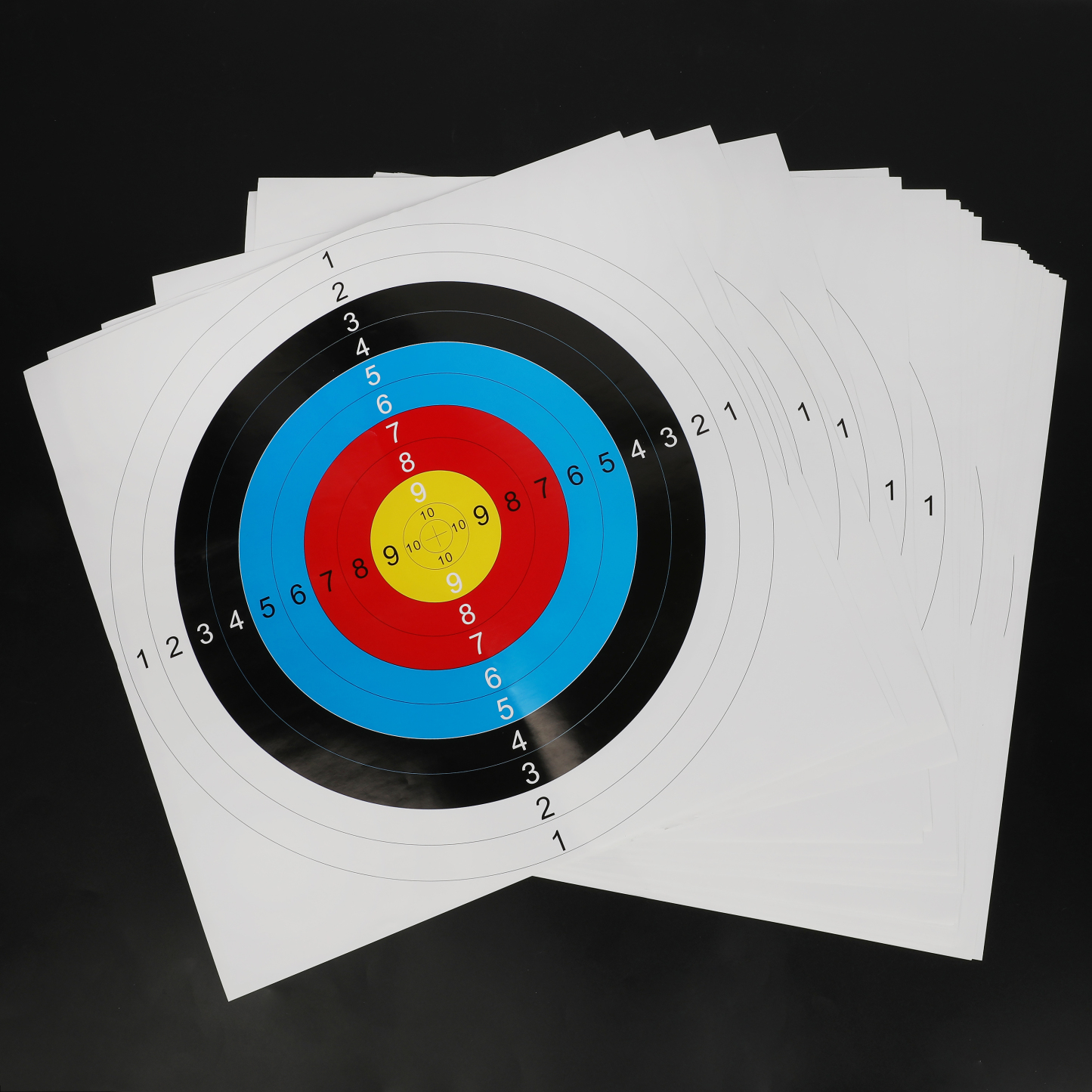 Paper Target Faces 17" 40cm 10 Rings Archery Target Practice