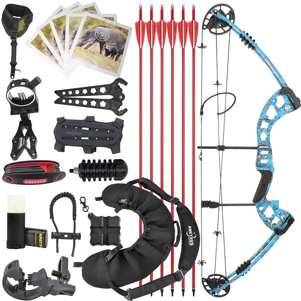 JUNXING M131 Compound Bow 310 FPS Hunting Set