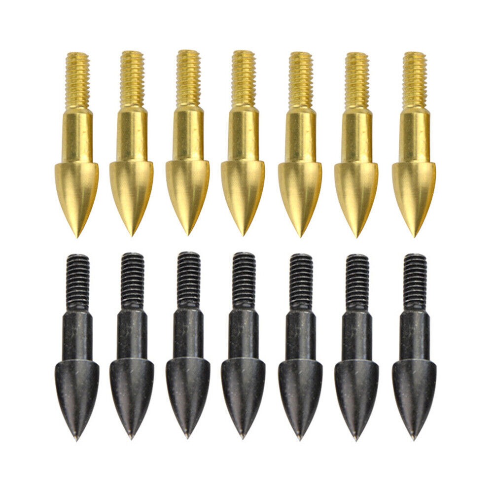 Bullet Arrowheads (60-100 Grains) Brass/Steel Field Points
