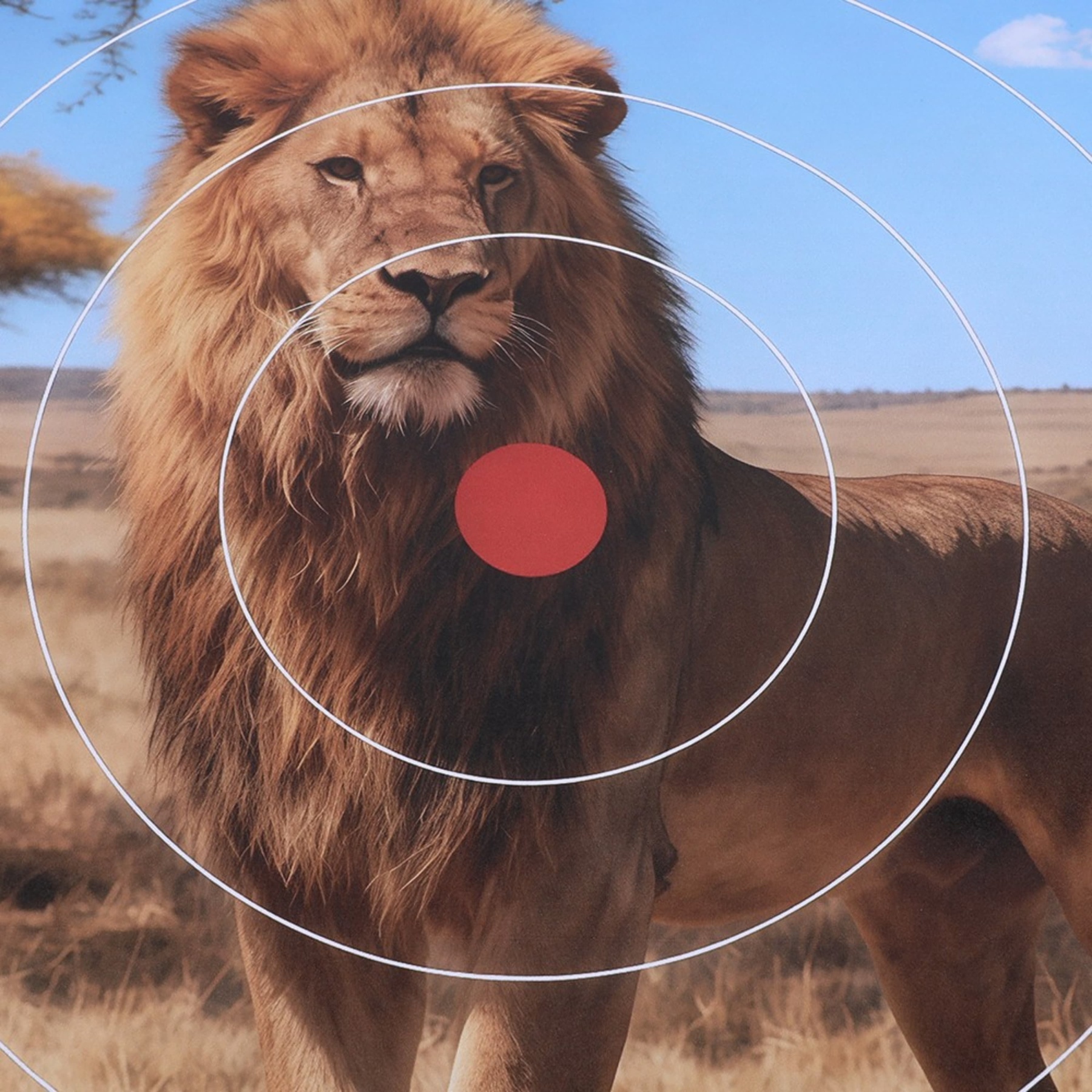 Paper Target Faces 40cm Archery Target Practice Animal Field Face