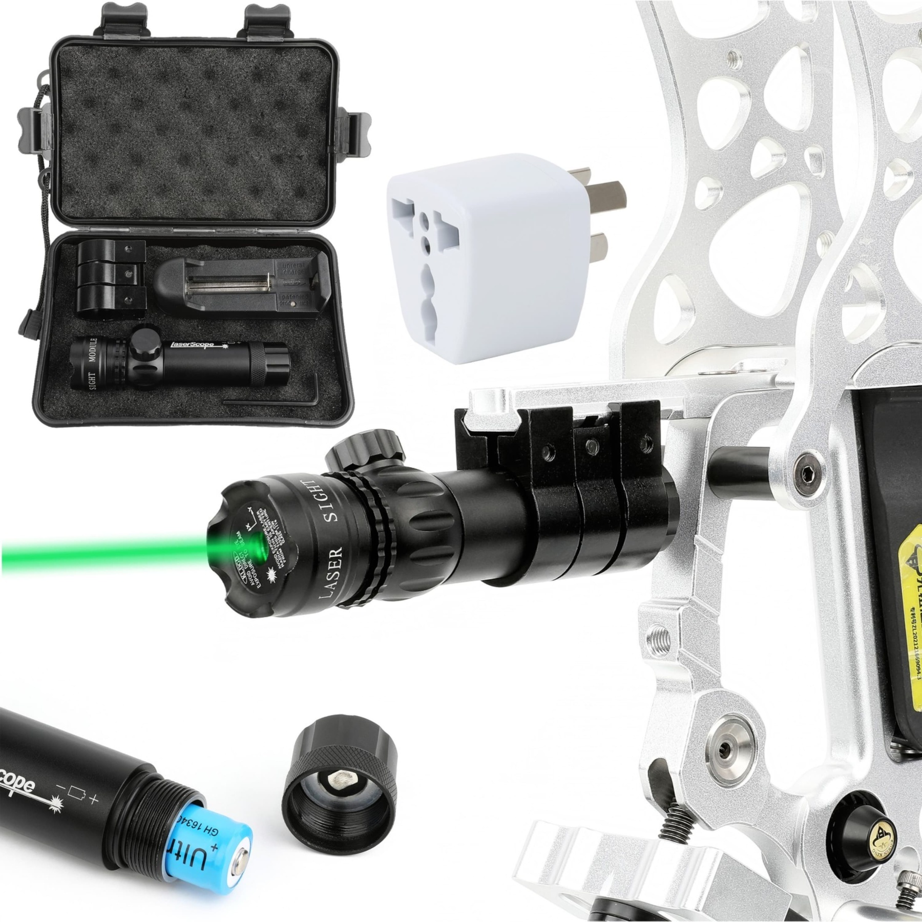 Green Dot Laser Sight for Compound Bow 20mm Rail Mount