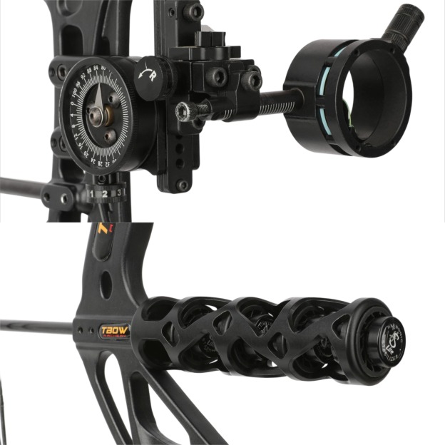 TBOW JUNXING M133 Compound Bow All-in-One Hunting Package 0-70lb