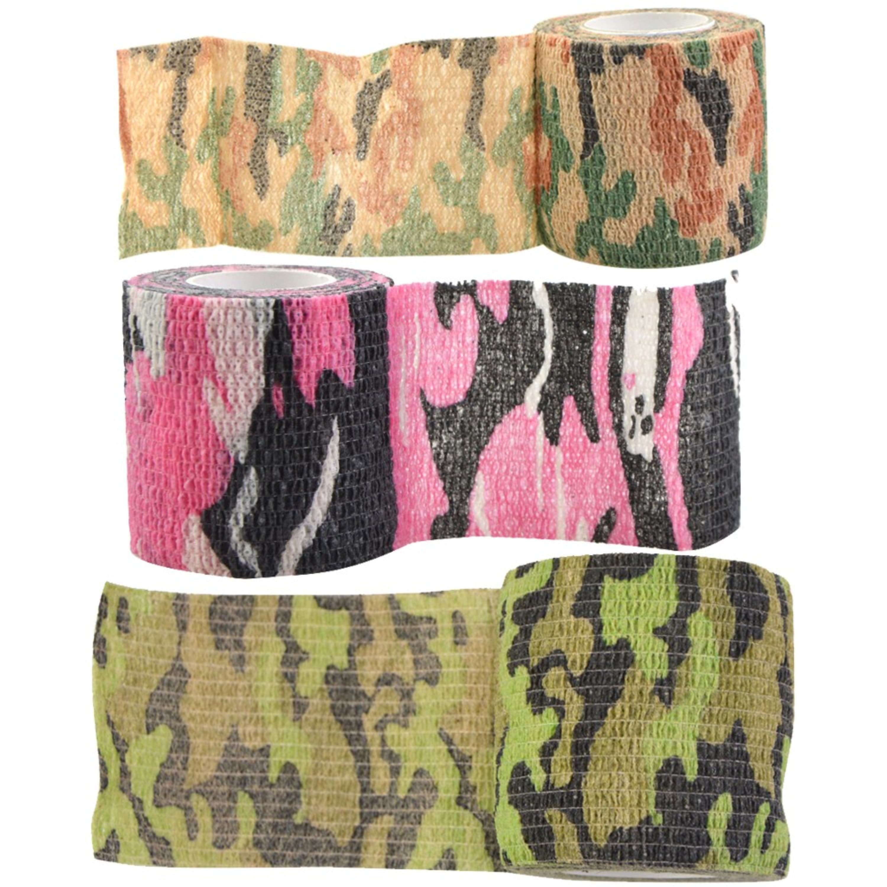 Outdoor Camo Tape Self-Sticking Wrap for Target Shooting Gear
