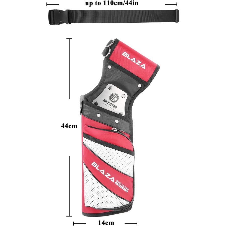 BICASTER Arrow Quiver Back Waist Recurve Bow Competition