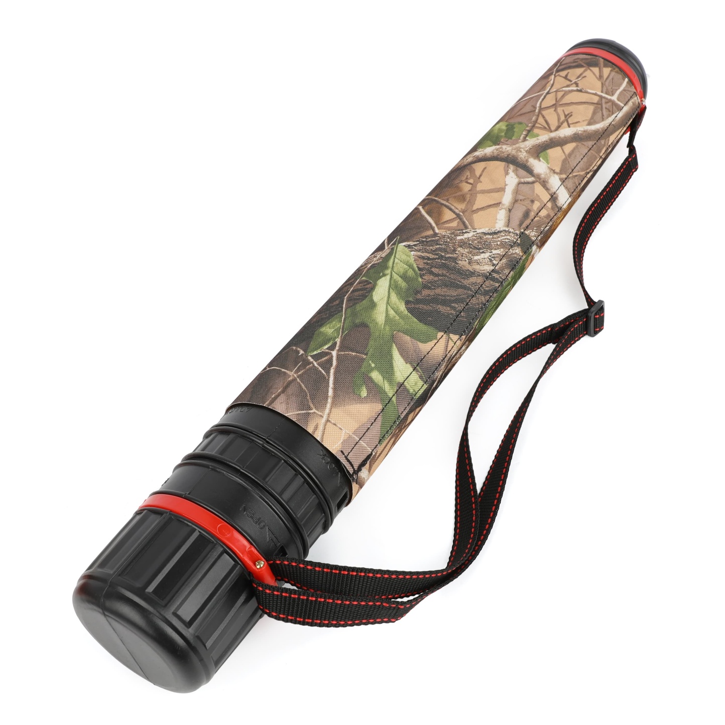 Archery Arrow Tube Quiver 63–105cm Adjustable Back Bag