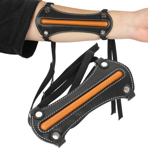 Leather Archery Arm Guard Durable Protection Cowhide Sheepskin