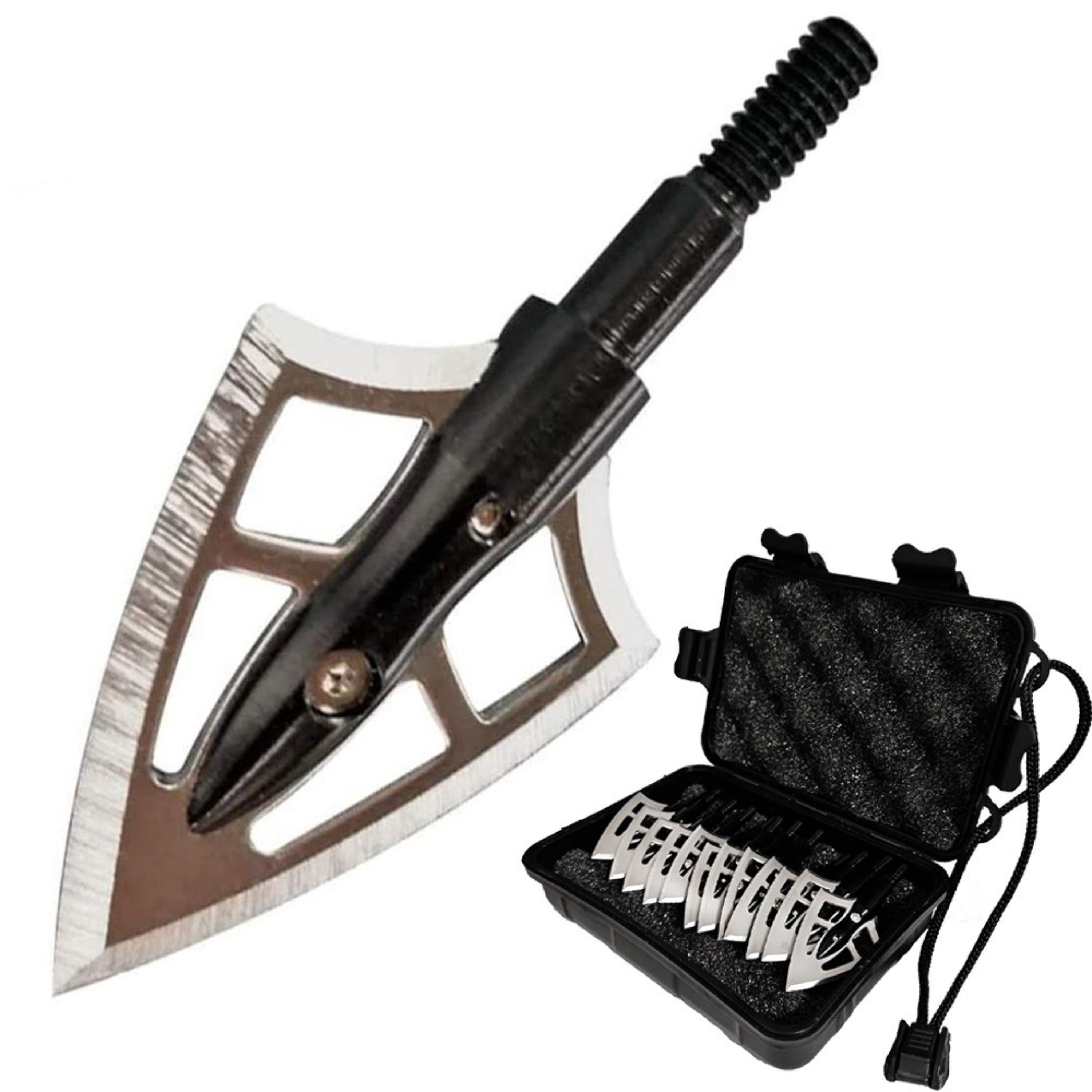 2-Blade Fixed Arrowheads 100 Grain Hunting Points