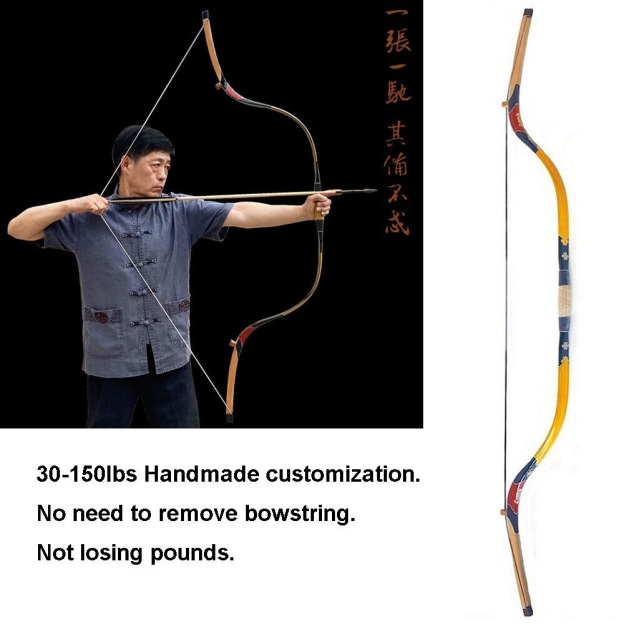 Authentic Qing dynasty-style composite bow 30-150lbs