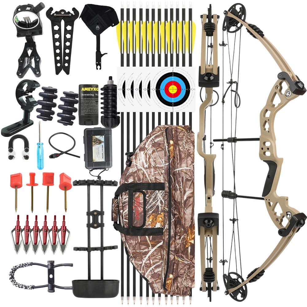 JUNXING M131 Compound Bow Complete Hunting & Target Package