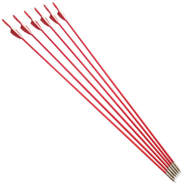 31" Fiberglass Arrows Target Practice Recurve Bow Hunting Shooting