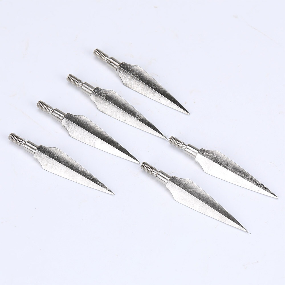 150-Grain Steel Hunting Arrowheads Screw-In Point