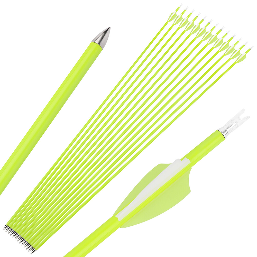 30" 1500 Spine Carbon Arrows Youth & Beginner Training Arrows