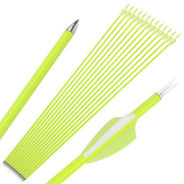 30" 1500 Spine Carbon Arrows Youth & Beginner Training Arrows