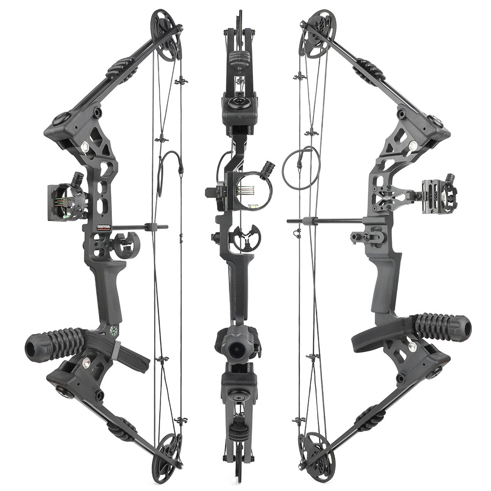 Junxing X8 Compound Bow and Arrows Set 20-70lb Adjustable Hunting 