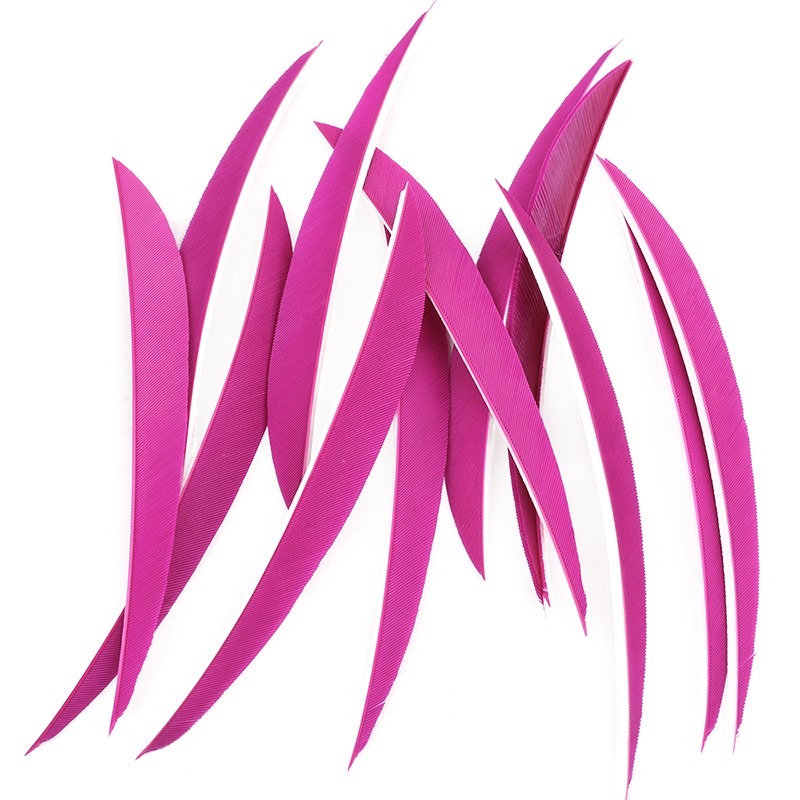 Natural Turkey Arrow Feathers 5" Traditional Fletching 50pcs