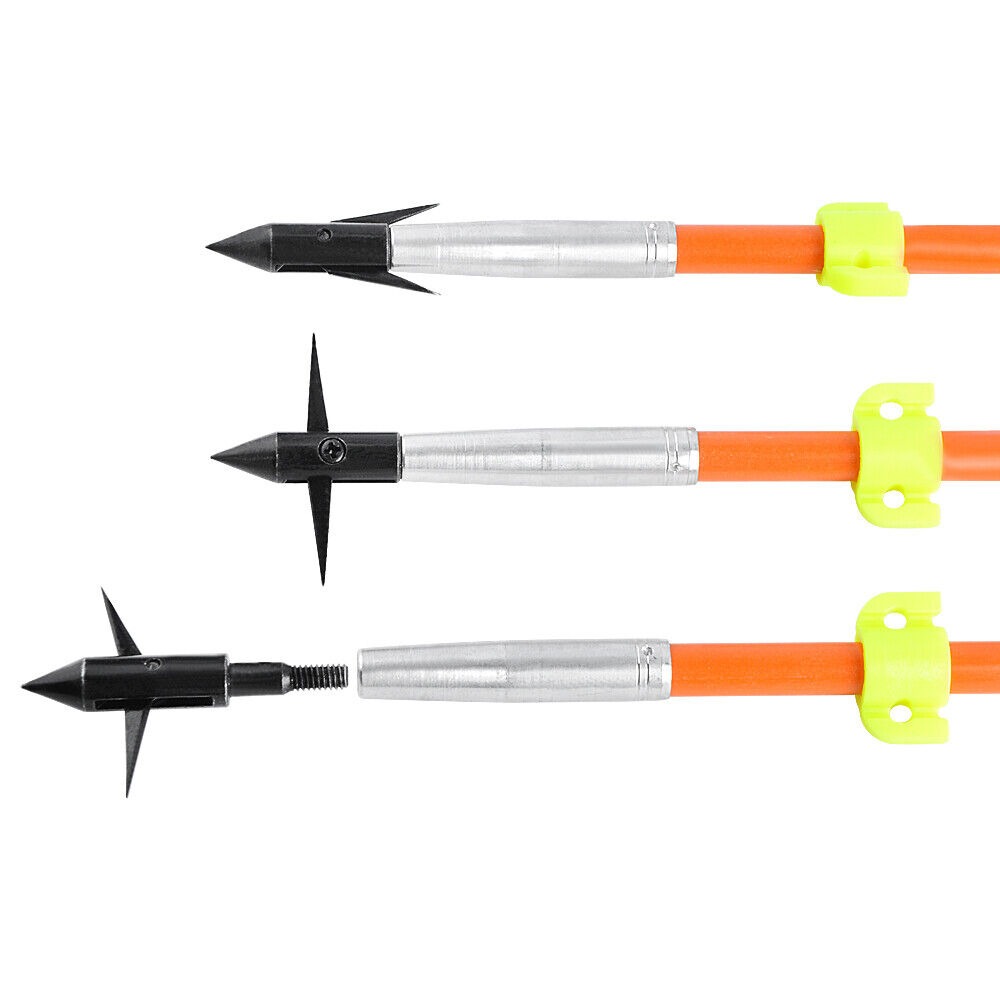 Bowfishing Arrow Archery Fishing Glue-on Nock Additional Screw
