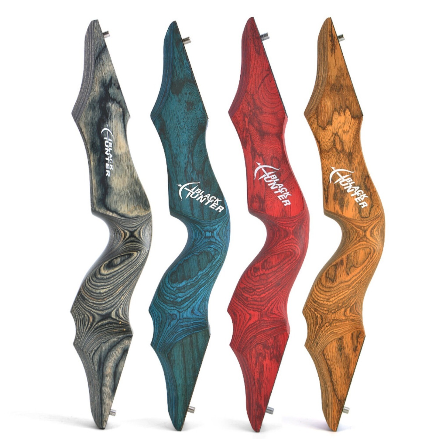 Black Hunter Takedown Recurve Bow Hunting Set 60" LH RH