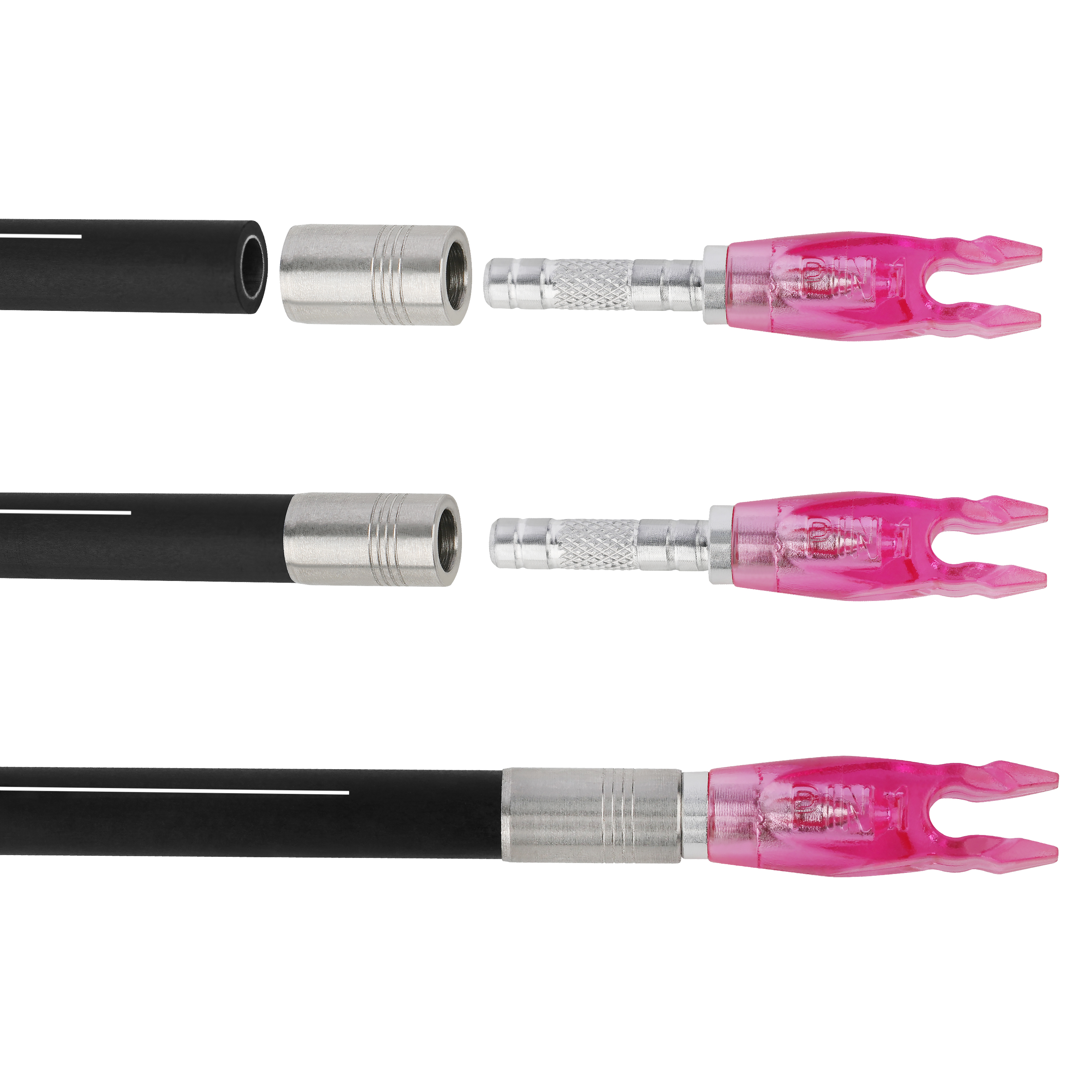 PANDARUS ELITE CA-320 Carbon Aluminum Arrow .001" ID3.2mm Competition