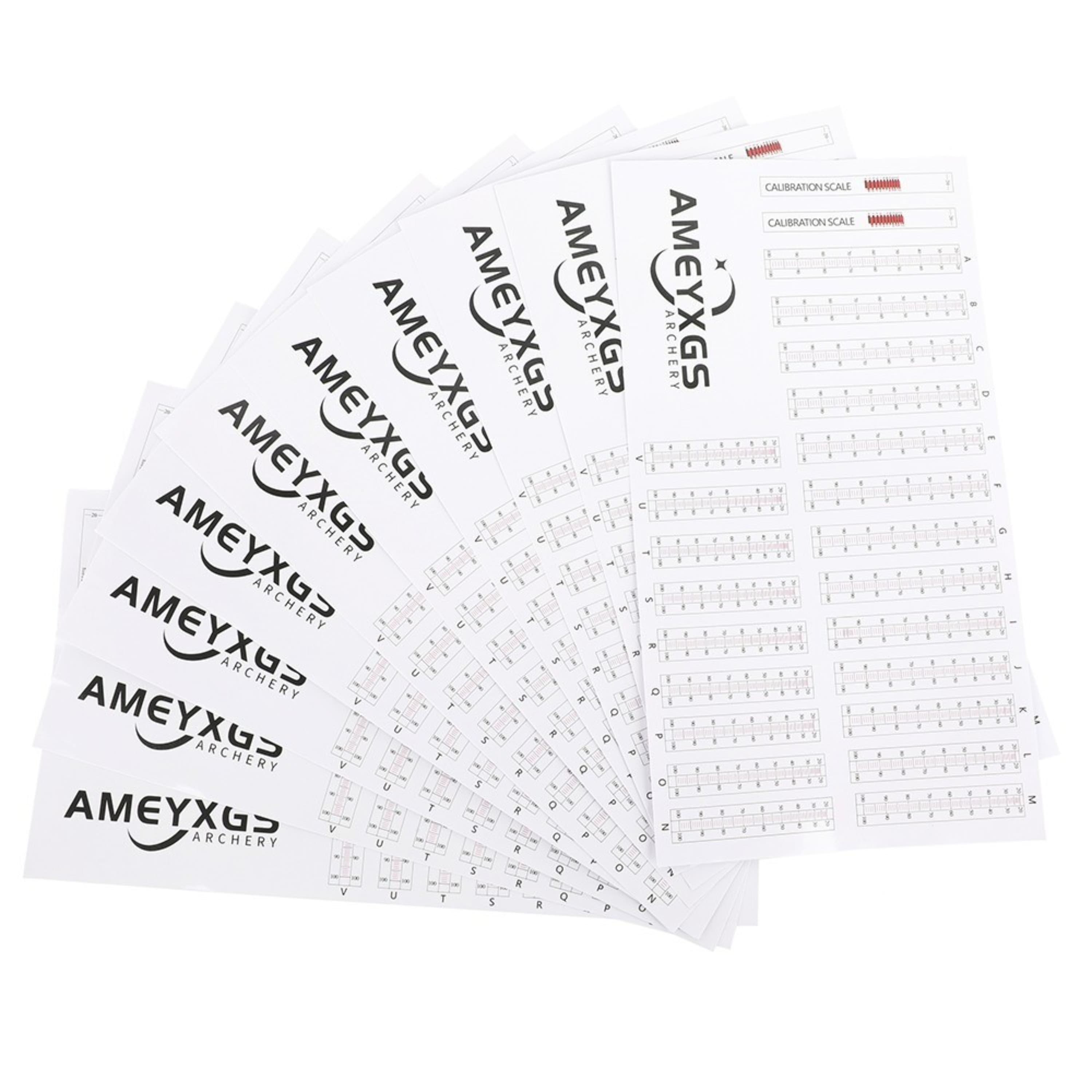 Archery Sight Tape Extended Range for Target Practice 10pcs