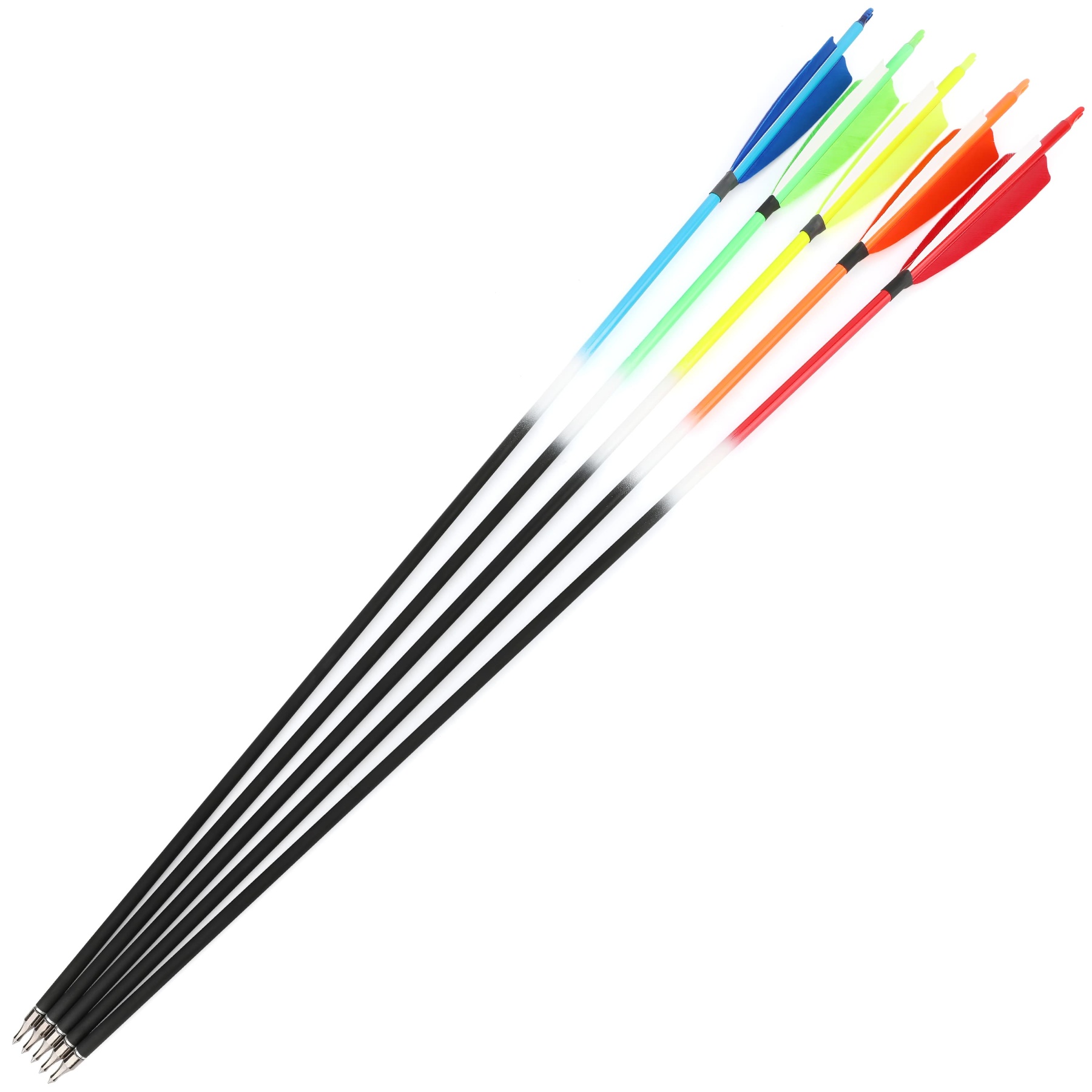Fletching Carbon Arrows 500 Spine Turkey Feather Target & Hunting