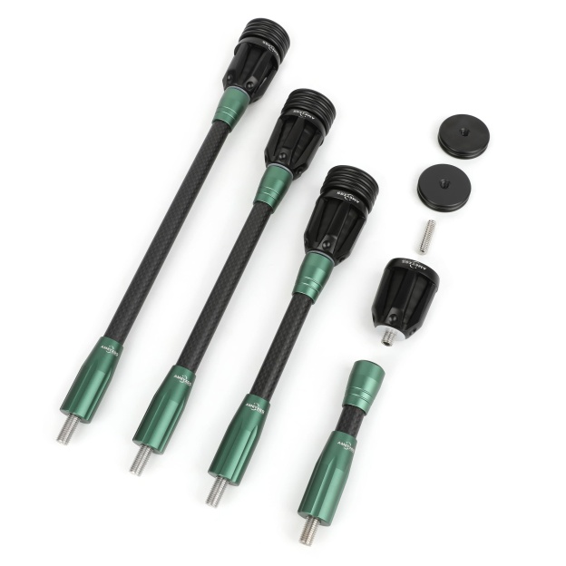 6" 8" 10" 12" Carbon Bow Stabilizer Balance Bar Archery Compound bow Dampener Rod