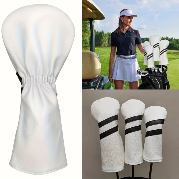 Golf Club Headcover PU Protector Gear Prevent Friction Outdoor Golf 