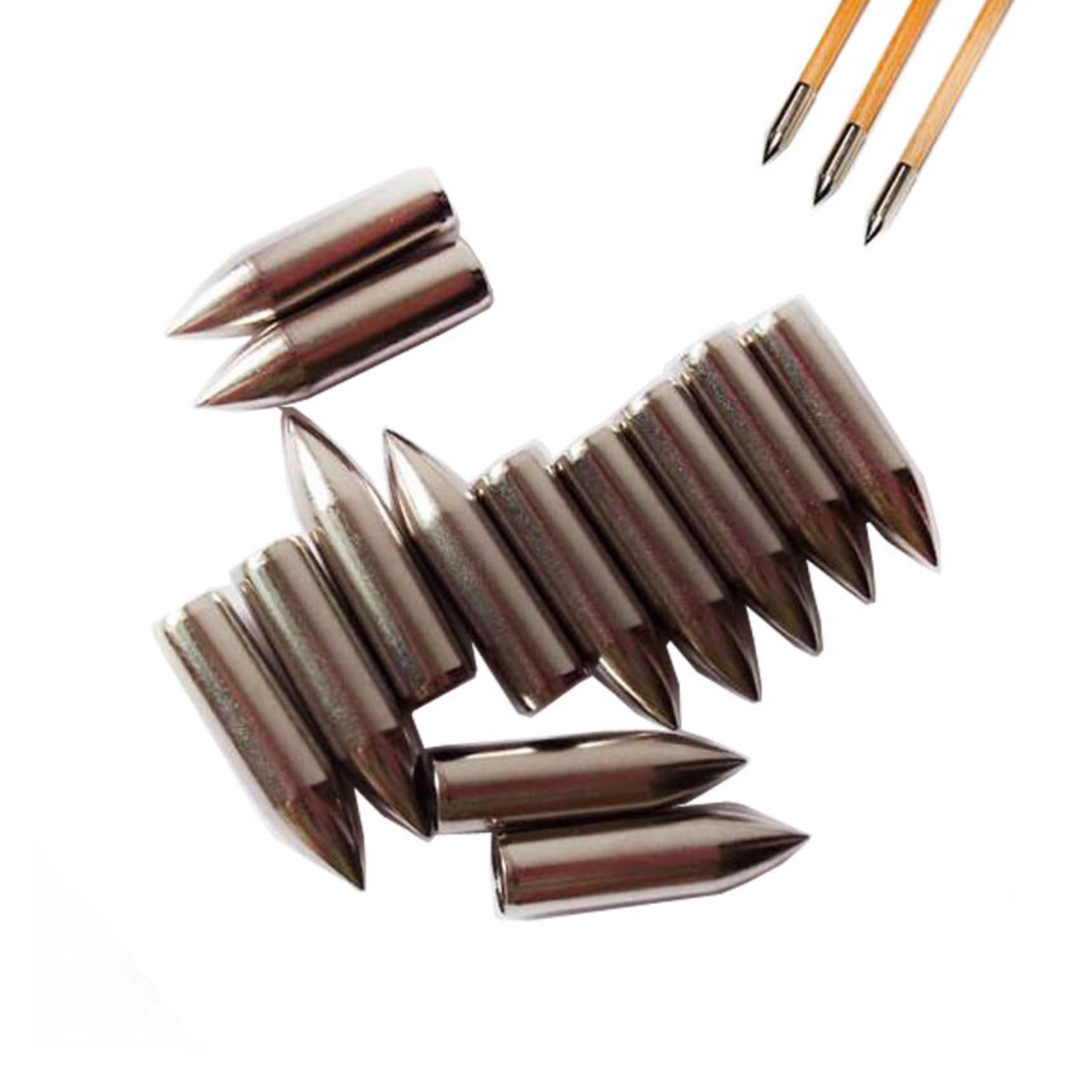 Archery Arrowheads Metal Practice Tips ID 8mm DIY Arrows