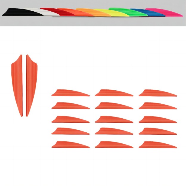 PANDARUS Air Groove Arrow Vanes 1.75" Shield Cut (50pcs)