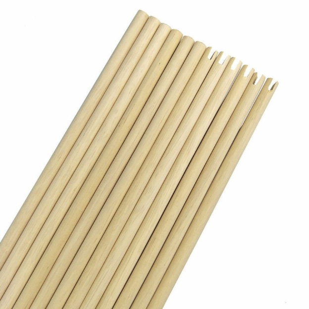 Traditional Wooden Arrow Shafts 8mm 8.5mm 9mm DIY Archery
