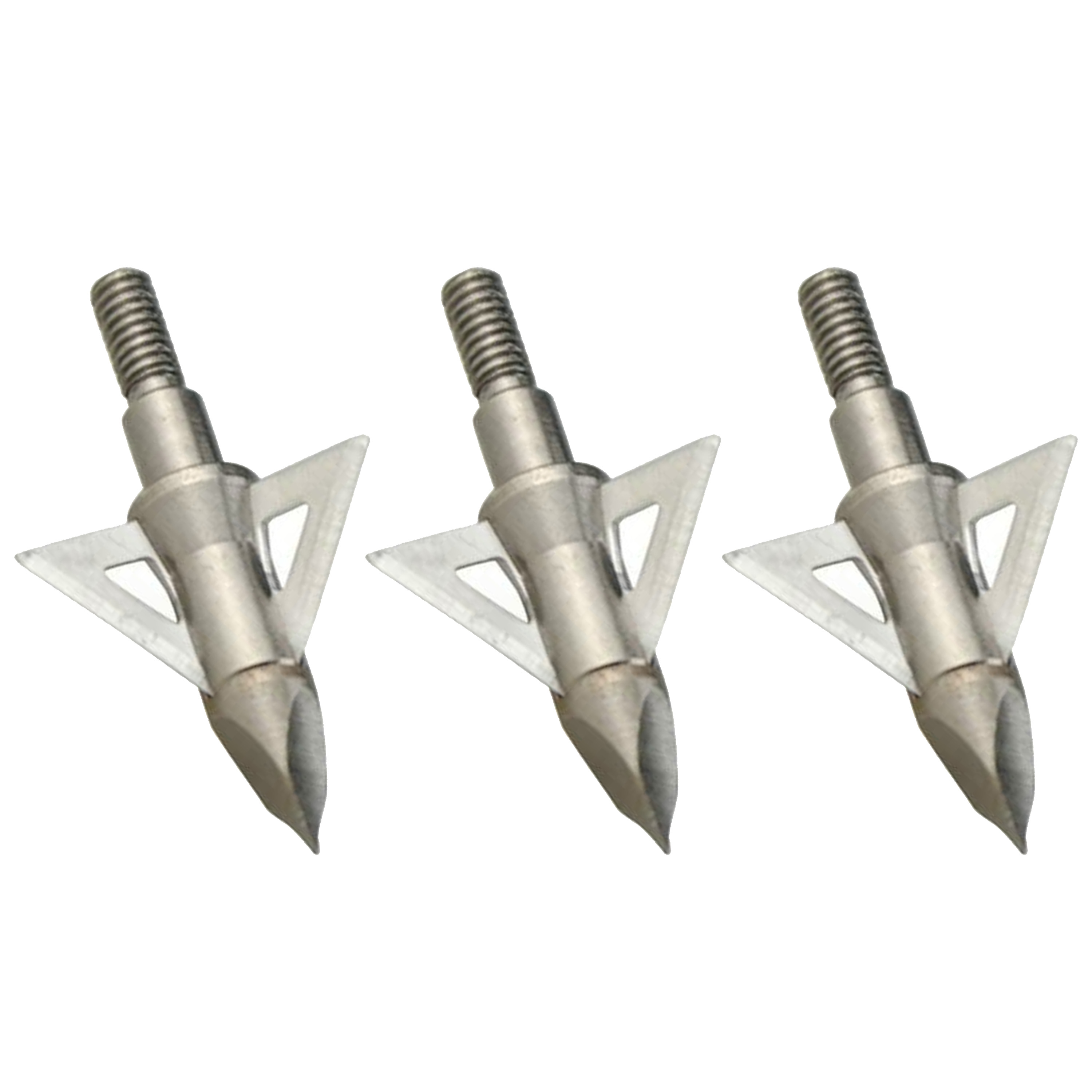 100 Grain Hunting Broadheads Precision Stainless Steel Arrow Tips