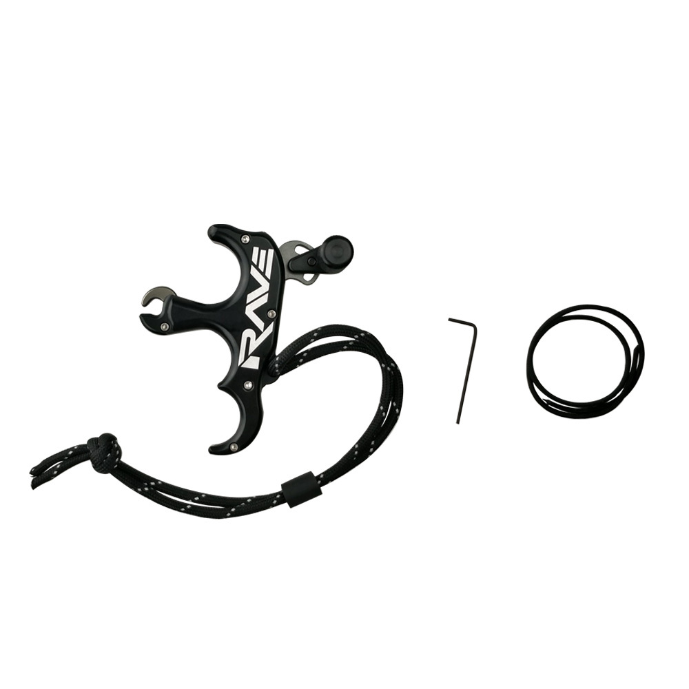 T.R.U. Ball Rave Release Aids Compound Bow 3 Finger CNC