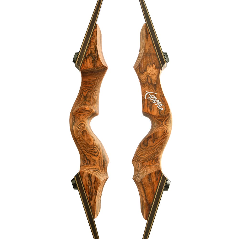Black Hunter Longbow Recurve Bow and Arrows Kit Hunting LH RH