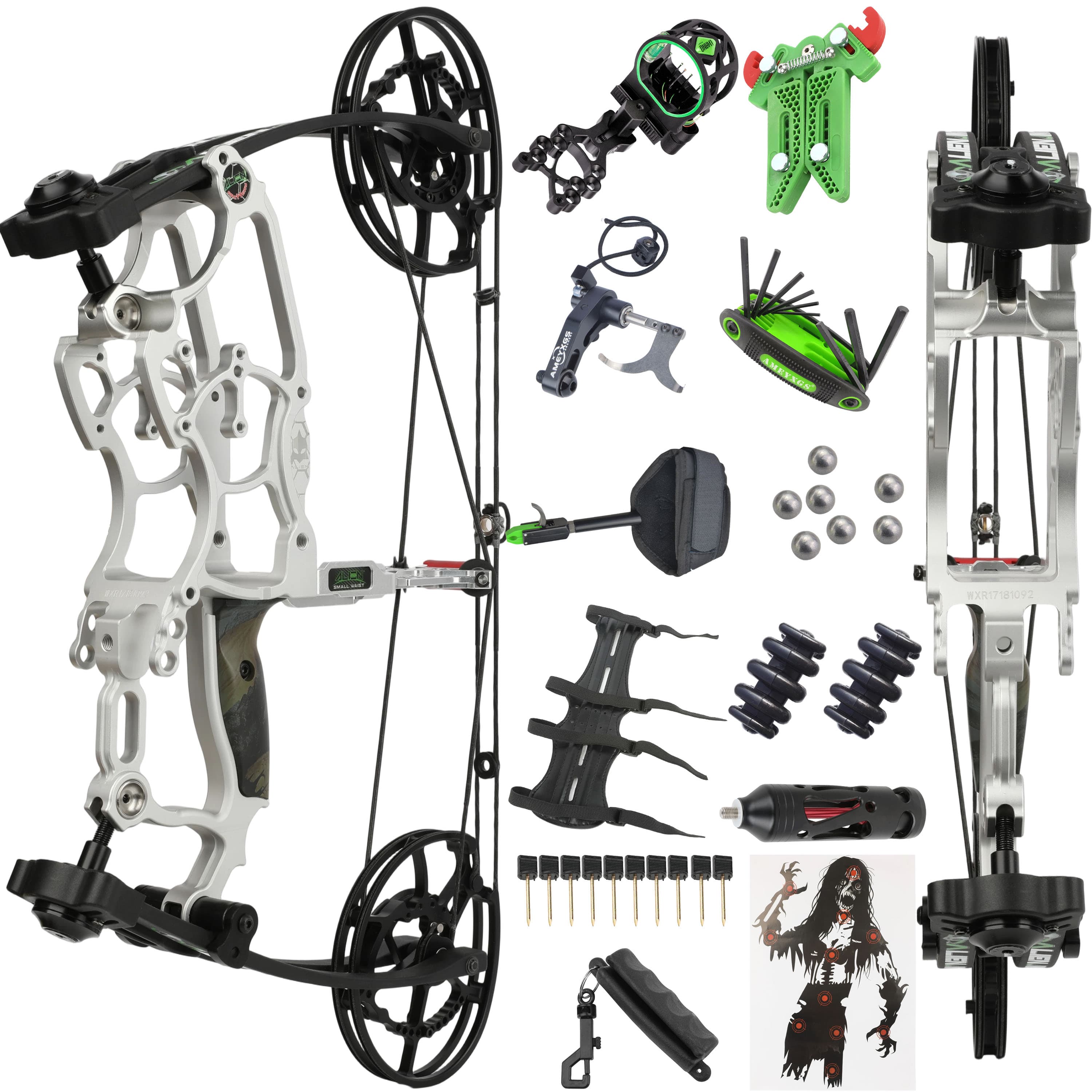Draw Weight 30-70LBS Dual Use Compound Bow Set Shooting archery 