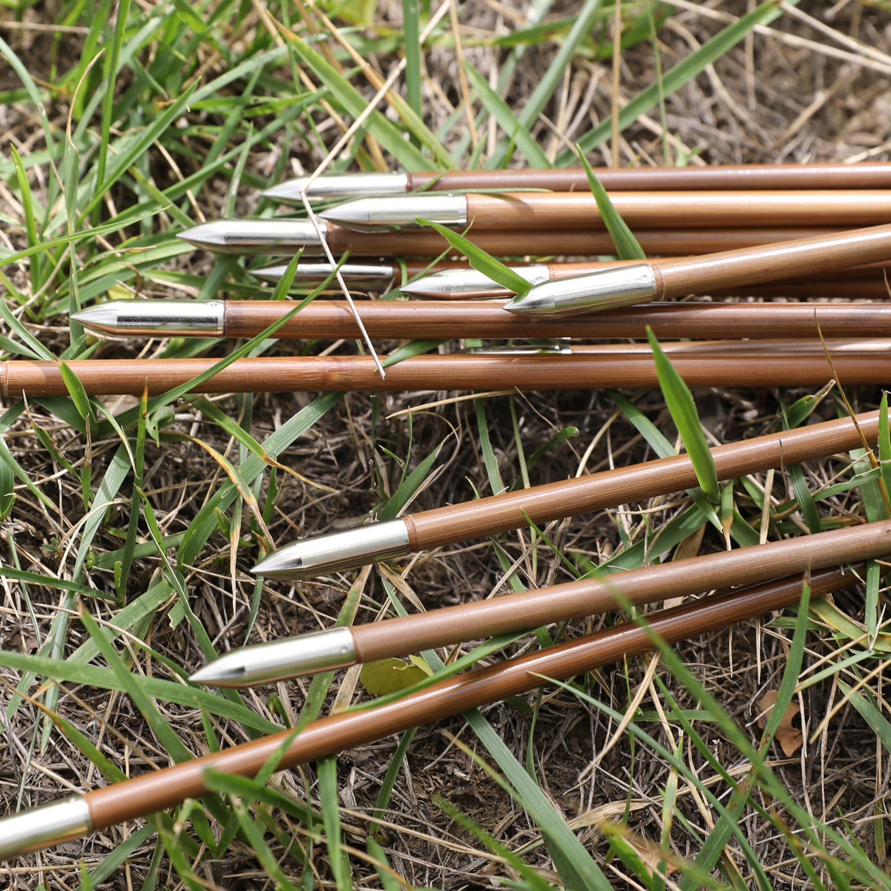 33 inch Bamboo Arrows Turkey Feather Longbow Recurve Bow Hunting Target