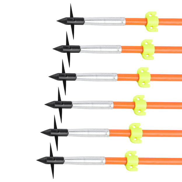 Bowfishing Arrow Archery Fishing Glue-on Nock Additional Screw