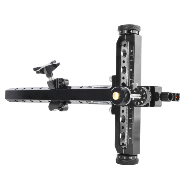 AKT-QT517B 9" Recurve Bow Sight, CNC Aluminum Target Sight