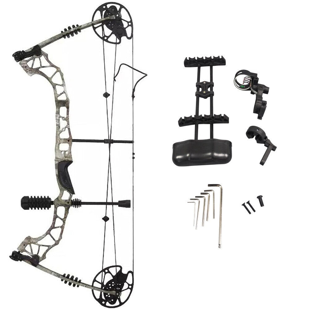 Hunting Compound Bow Arrows Set 30-70lbs Archery Shooting