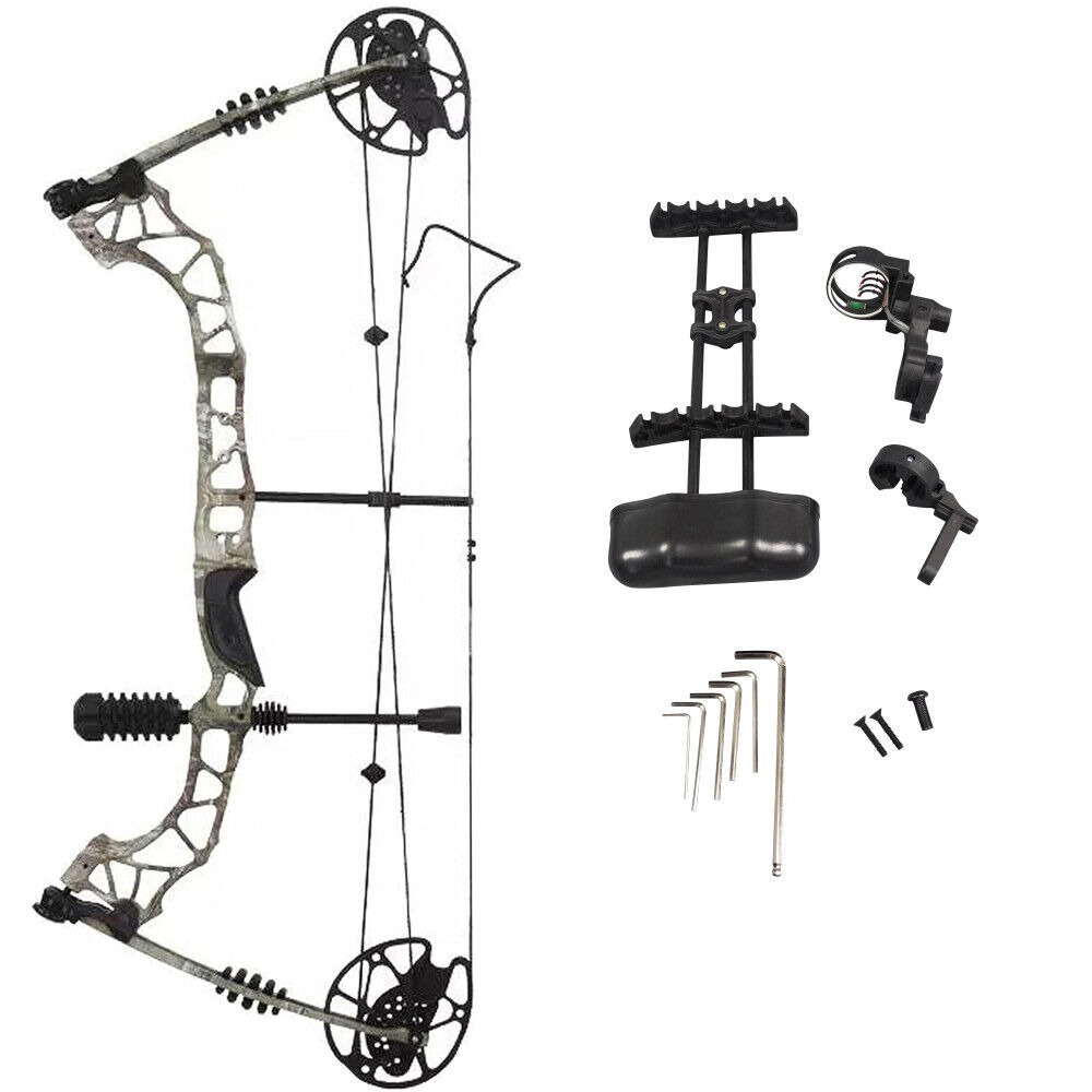 Hunting Compound Bow Arrows Set 30-70lbs Archery Shooting