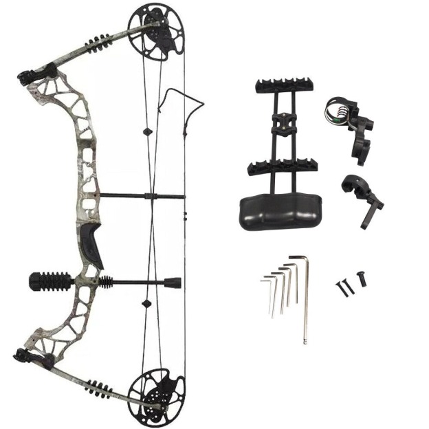Hunting Compound Bow Arrows Set 30-70lbs Archery Shooting