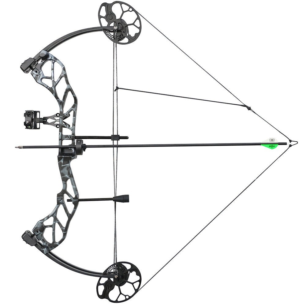 E-8 Compound Bow and Arrow Full Set 19-70 Lbs Adult Hunting Target Bow